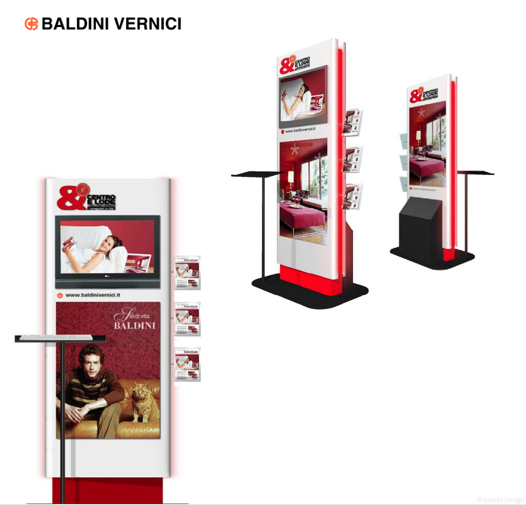Baldini interactive totem